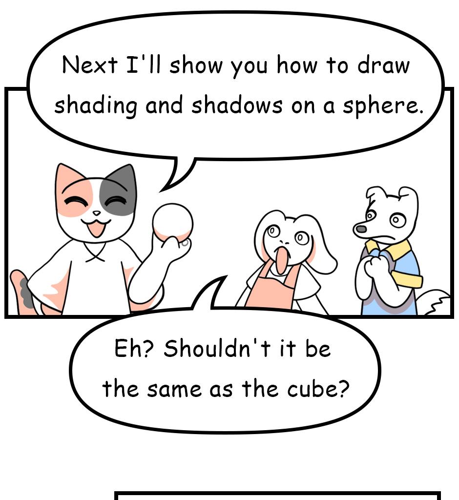 Mikesaka Art Class (◆Episodes are about art methods.) - Episode 122, Page 4: 96. ◆How to Draw the Face of a Sphere(2/2)