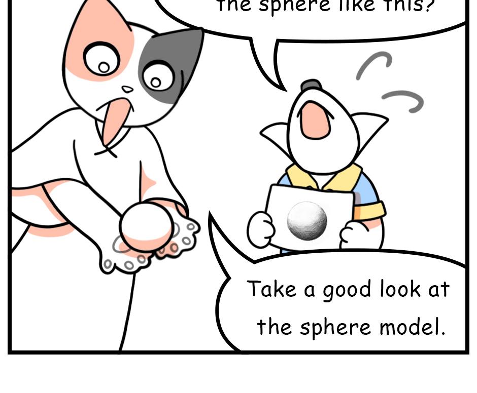 Mikesaka Art Class (◆Episodes are about art methods.) - Episode 123, Page 1: 97. ◆Shading a Sphere