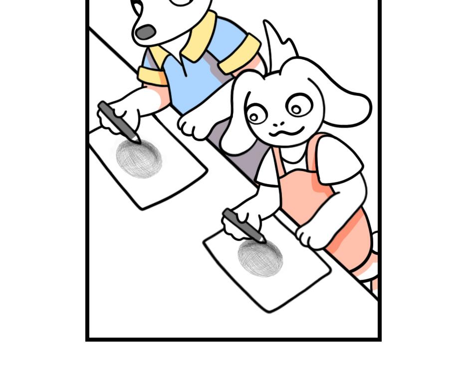 Mikesaka Art Class (◆Episodes are about art methods.) - Episode 123, Page 5: 97. ◆Shading a Sphere