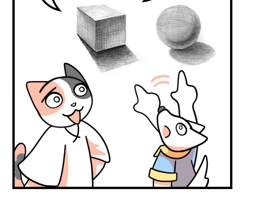 Mikesaka Art Class (◆Episodes are about art methods.) - Episode 123, Page 8: 97. ◆Shading a Sphere