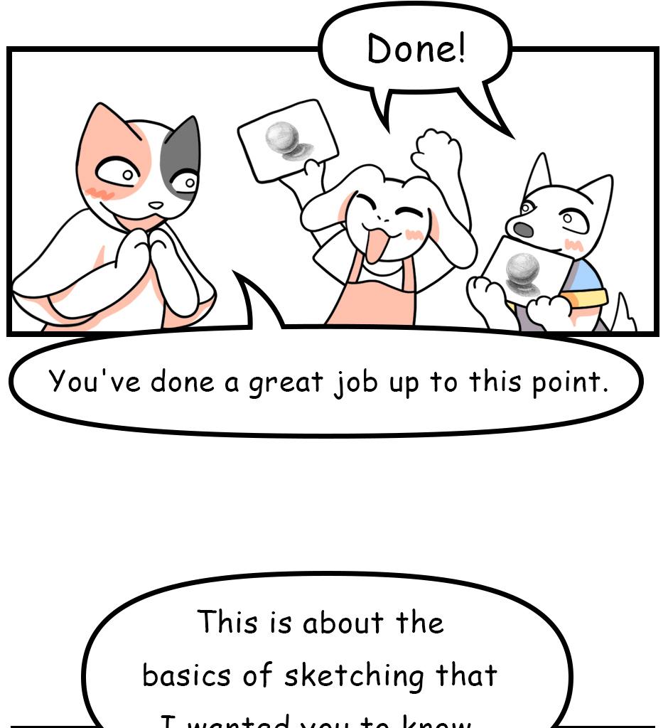 Mikesaka Art Class (◆Episodes are about art methods.) - Episode 123, Page 12: 97. ◆Shading a Sphere