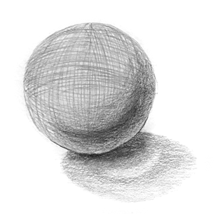 Mikesaka Art Class (◆Episodes are about art methods.) - Episode 123: 97. ◆Shading a Sphere
