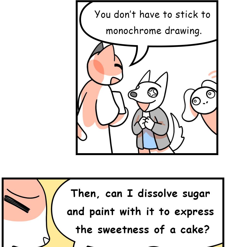 Mikesaka Art Class (◆Episodes are about art methods.) - Episode 124, Page 8: 98. ◆The Three Key Elements of Sketching