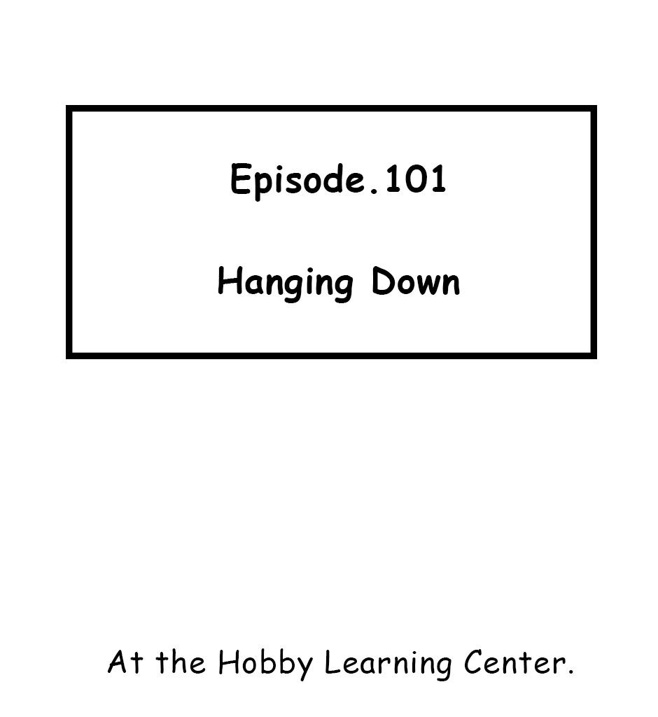 Mikesaka Art Class (◆Episodes are about art methods.) - Episode 127, Page 1:  101. Hanging Down(1/3)