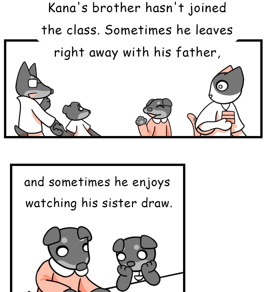 Mikesaka Art Class (◆Episodes are about art methods.) - Episode 127, Page 3:  101. Hanging Down(1/3)