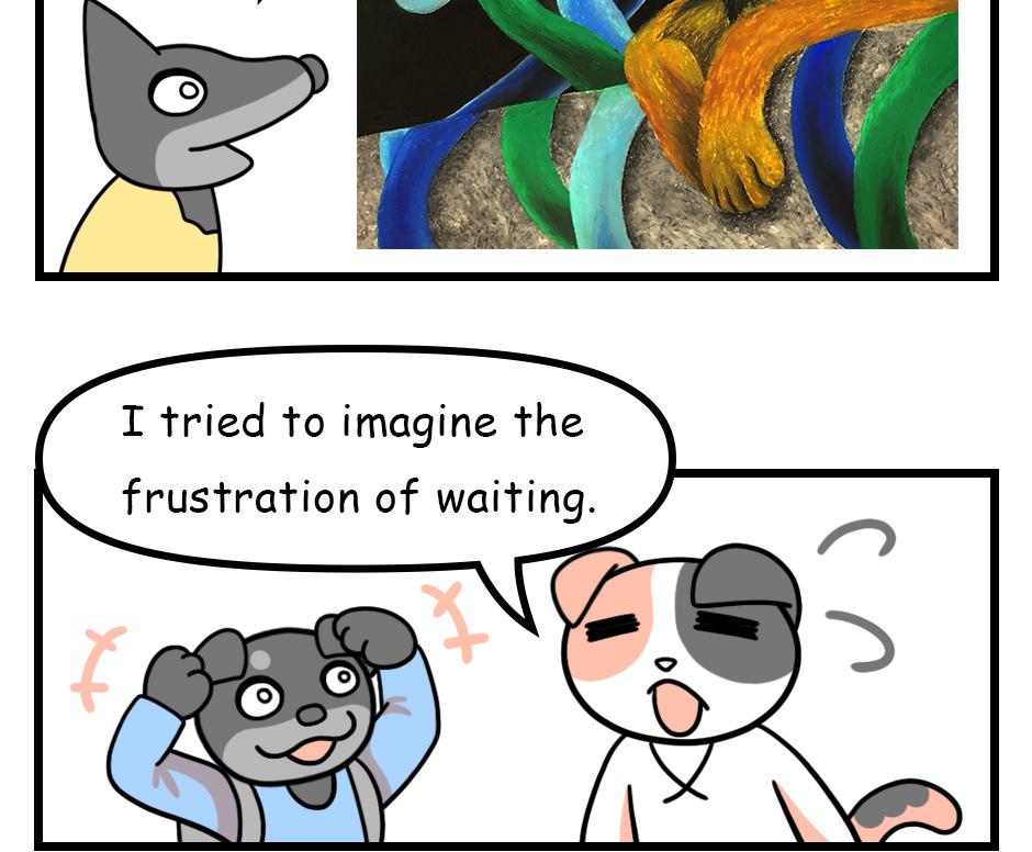 Mikesaka Art Class (◆Episodes are about art methods.) - Episode 129, Page 1: 101. Hanging Down(3/3)