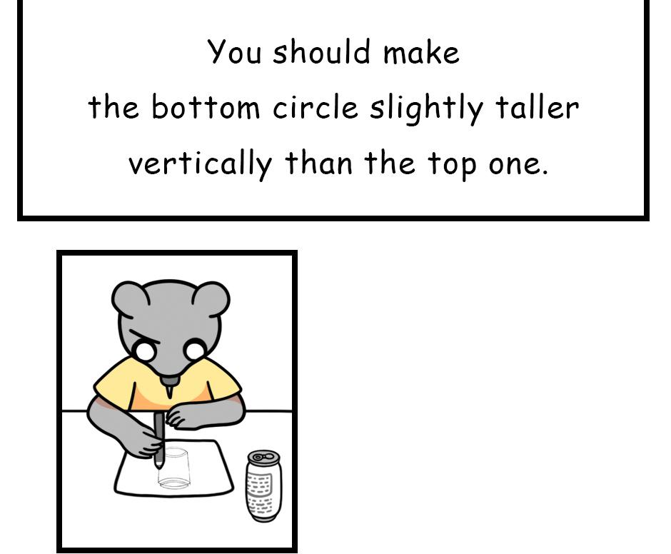 Mikesaka Art Class (◆Episodes are about art methods.) - Episode 131, Page 5:  103. ◆How to Draw an Ellipse