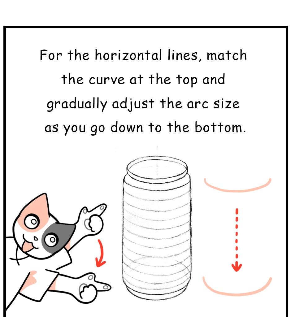 Mikesaka Art Class (◆Episodes are about art methods.) - Episode 132, Page 3:  104. ◆How to Draw the Surface of a Can