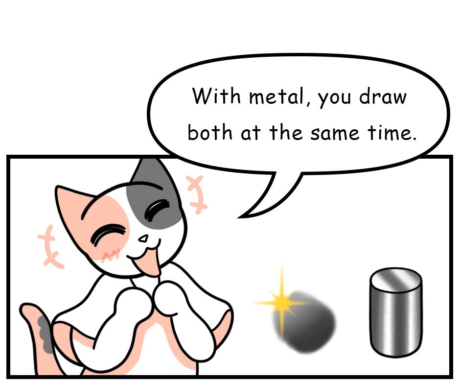 Mikesaka Art Class (◆Episodes are about art methods.) - Episode 132, Page 6:  104. ◆How to Draw the Surface of a Can