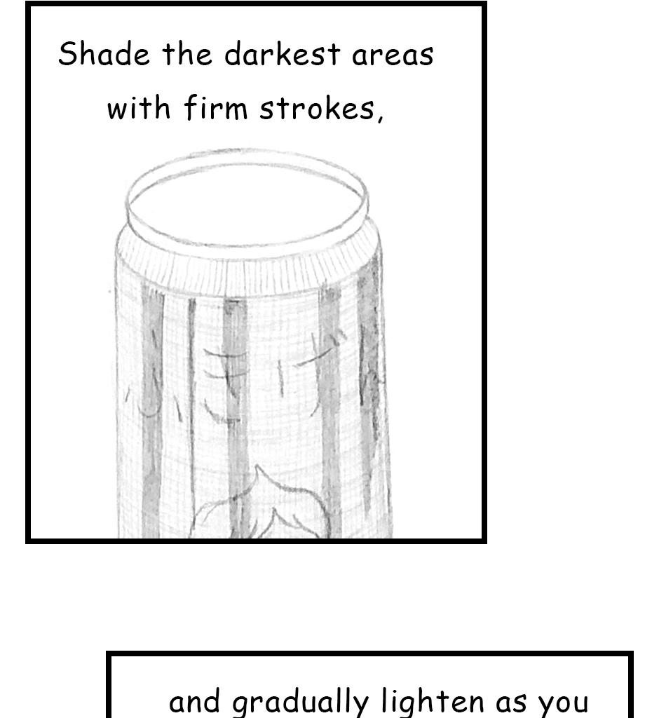 Mikesaka Art Class (◆Episodes are about art methods.) - Episode 133, Page 7:  105. ◆Shading and Adding Details to Metal