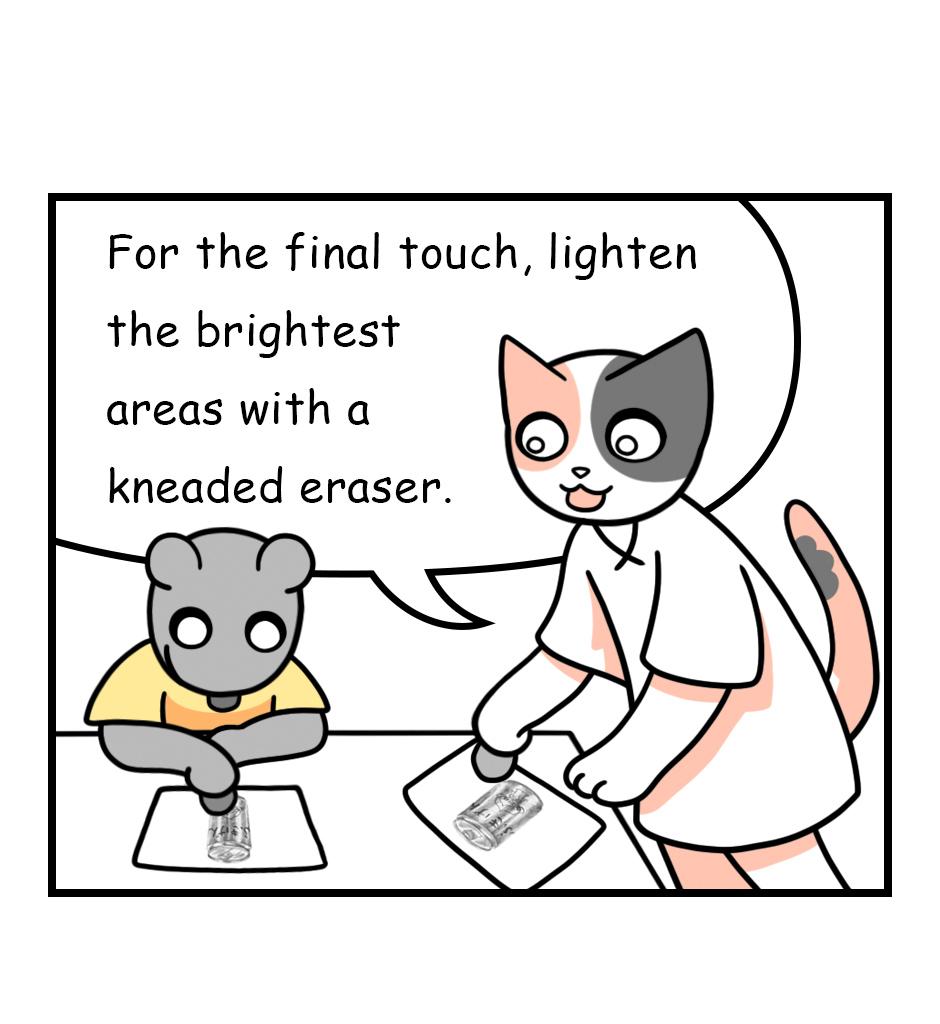 Mikesaka Art Class (◆Episodes are about art methods.) - Episode 134, Page 4: 106. ◆How to Draw a Pull Tab