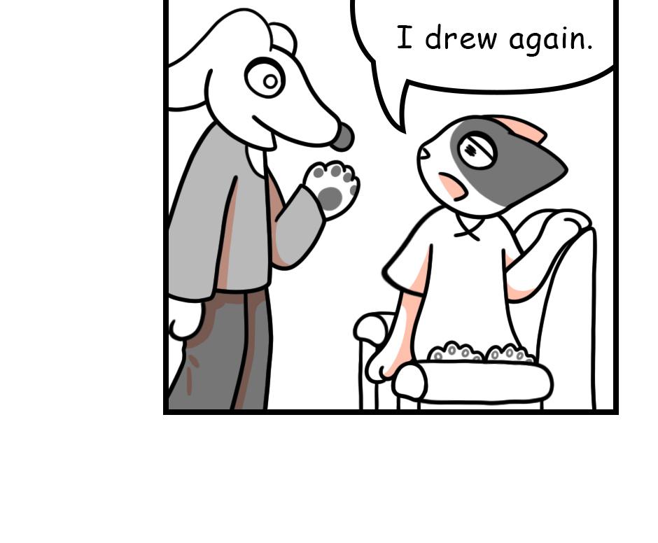 Mikesaka Art Class (◆Episodes are about art methods.) - Episode 137, Page 1:  107. Resting Feathers(3/3)