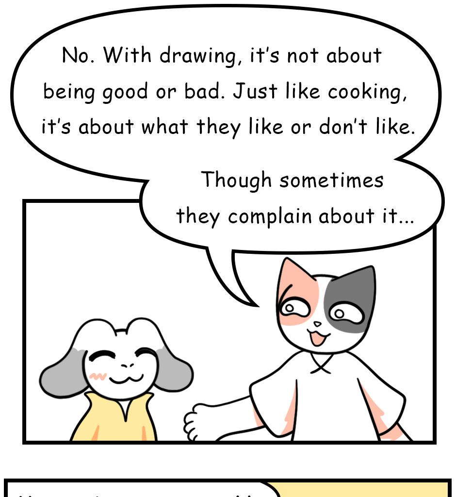Mikesaka Art Class (◆Episodes are about art methods.) - Episode 138, Page 6: 108. Cheek Covers(1/2)