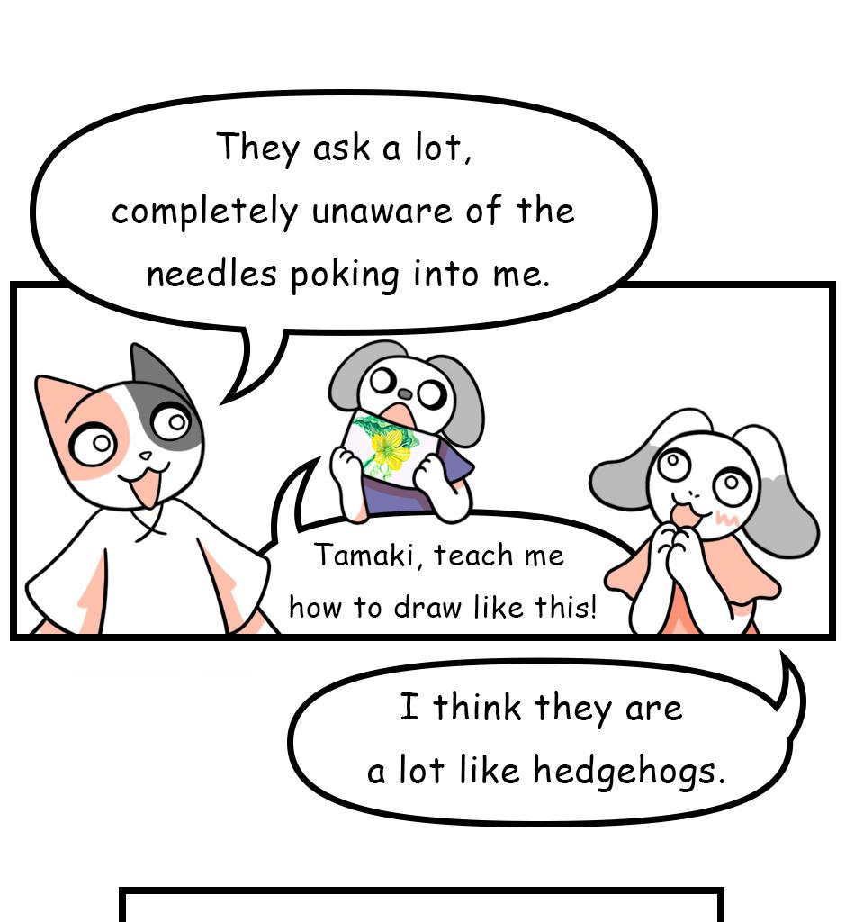 Mikesaka Art Class (◆Episodes are about art methods.) - Episode 139, Page 2: 108. Cheek Covers(2/2)