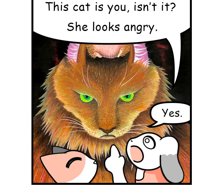 Mikesaka Art Class (◆Episodes are about art methods.) - Episode 139, Page 2: 108. Cheek Covers(2/2)