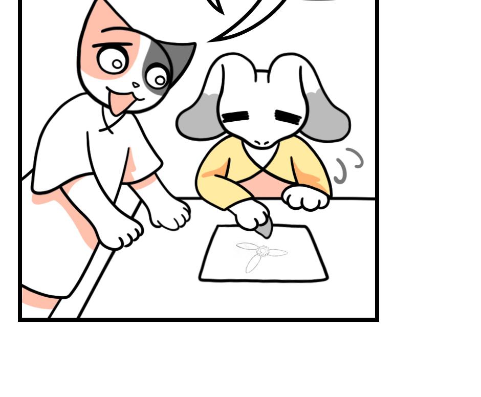 Mikesaka Art Class (◆Episodes are about art methods.) - Episode 140, Page 7:  109. ◆Sketching a Gerbera