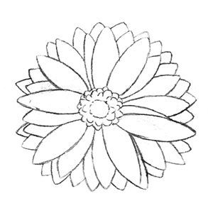 Mikesaka Art Class (◆Episodes are about art methods.) - Episode 140:  109. ◆Sketching a Gerbera