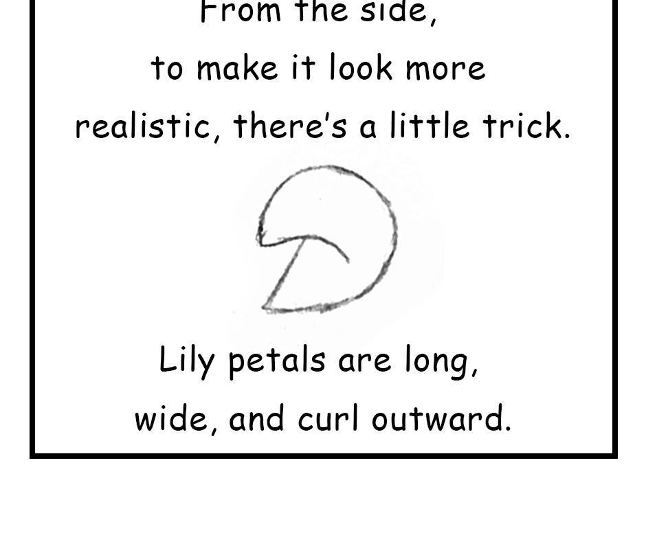 Mikesaka Art Class (◆Episodes are about art methods.) - Episode 141, Page 3: 110. ◆Sketching a Lily