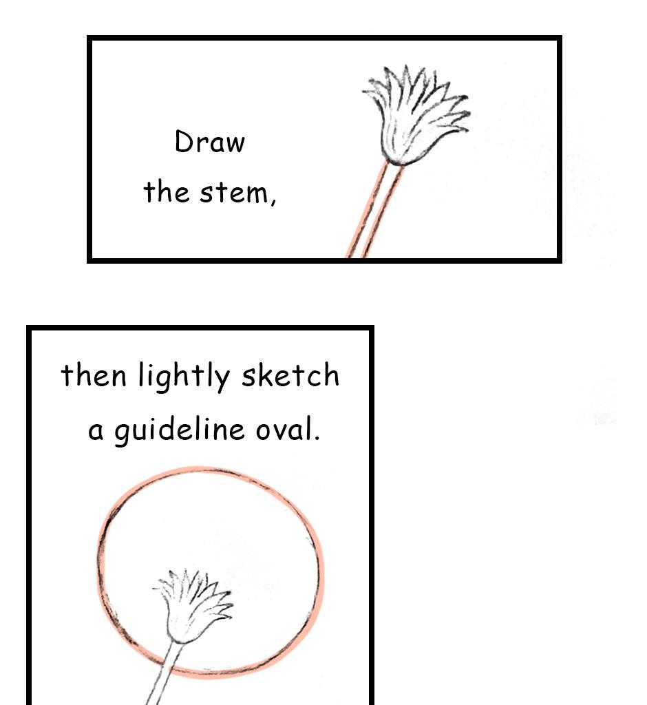 Mikesaka Art Class (◆Episodes are about art methods.) - Episode 144, Page 2: 111. ◆Sketching a Gerbera from Every Angle(3/3)