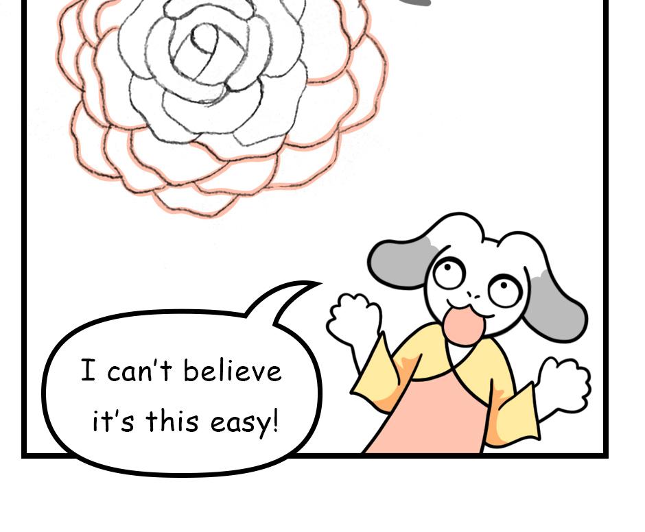 Mikesaka Art Class (◆Episodes are about art methods.) - Episode 145, Page 5: 112. ◆Sketching a Rose