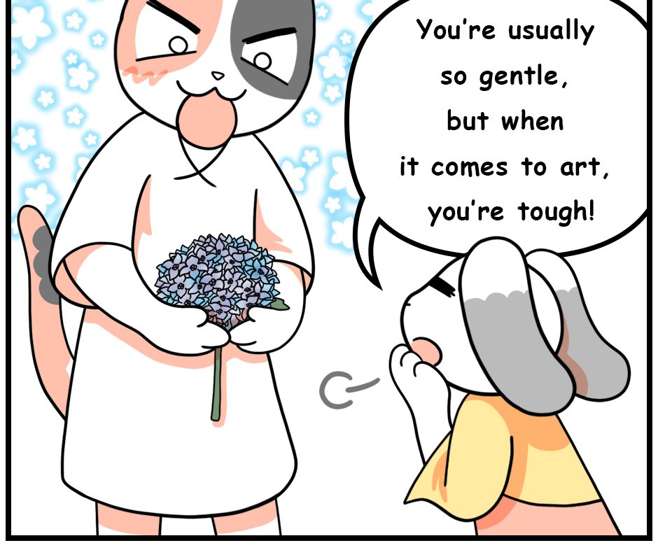 Mikesaka Art Class (◆Episodes are about art methods.) - Episode 146, Page 7: 113. ◆Sketching a Hydrangea