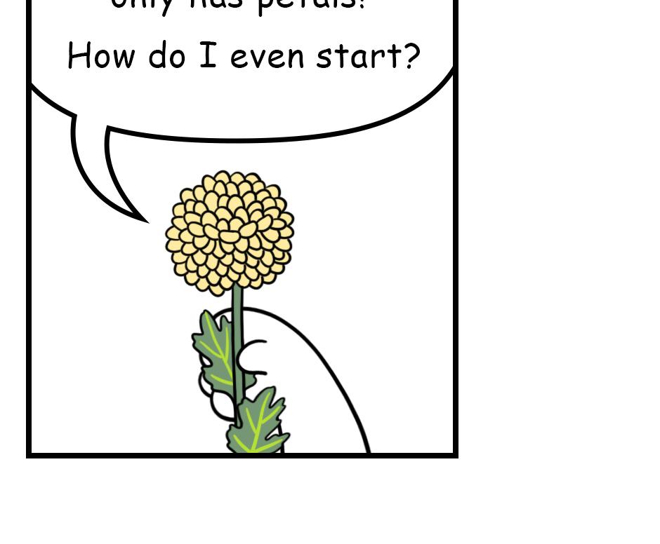 Mikesaka Art Class (◆Episodes are about art methods.) - Episode 147, Page 1: 114. ◆Sketching a Chrysanthemum