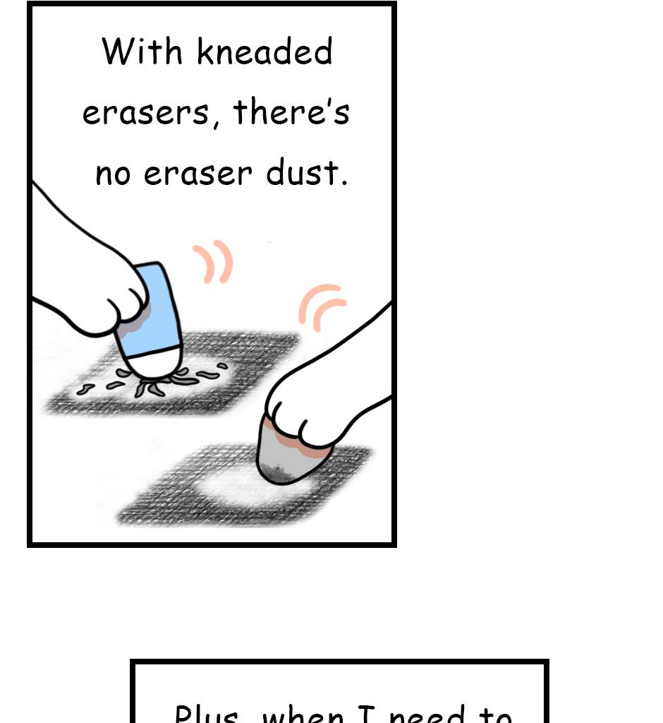 Mikesaka Art Class (◆Episodes are about art methods.) - Episode 149, Page 2: 116. ◆Kneaded Eraser Tricks