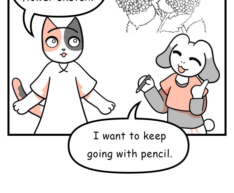 Mikesaka Art Class (◆Episodes are about art methods.) - Episode 150, Page 1: 117. ◆Adding Line Art Details