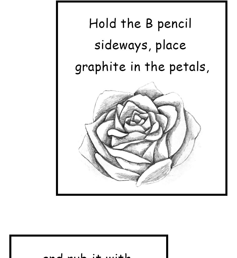 Mikesaka Art Class (◆Episodes are about art methods.) - Episode 151, Page 2: 118. ◆Creating Texture by Rubbing