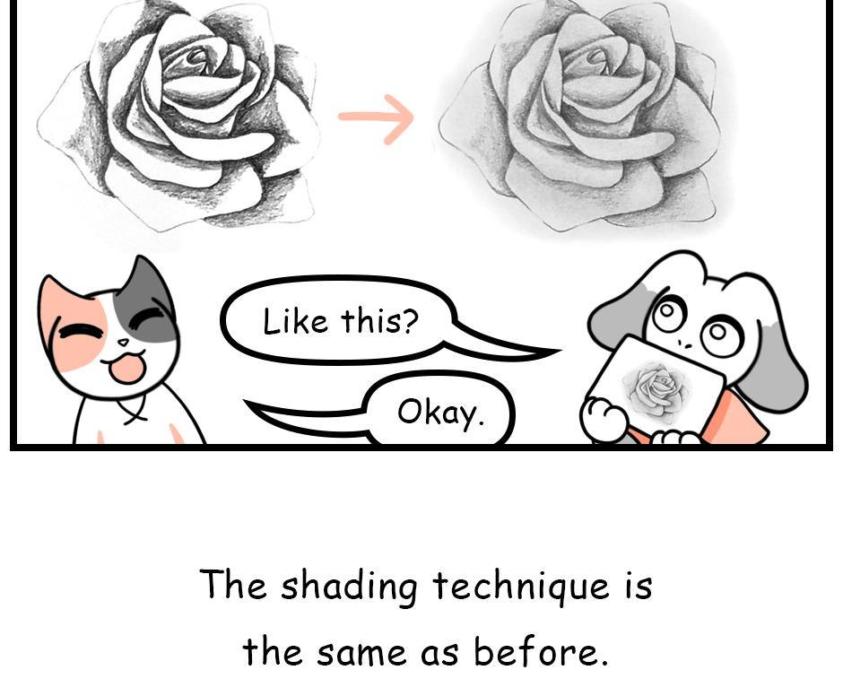 Mikesaka Art Class (◆Episodes are about art methods.) - Episode 151, Page 3: 118. ◆Creating Texture by Rubbing