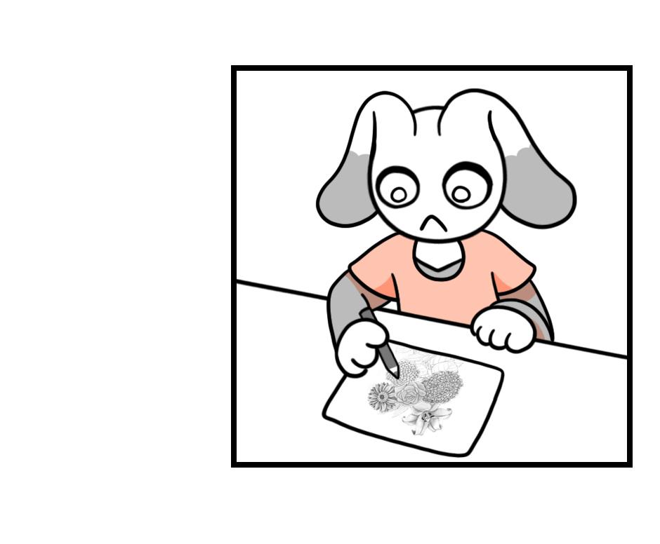 Mikesaka Art Class (◆Episodes are about art methods.) - Episode 151, Page 4: 118. ◆Creating Texture by Rubbing