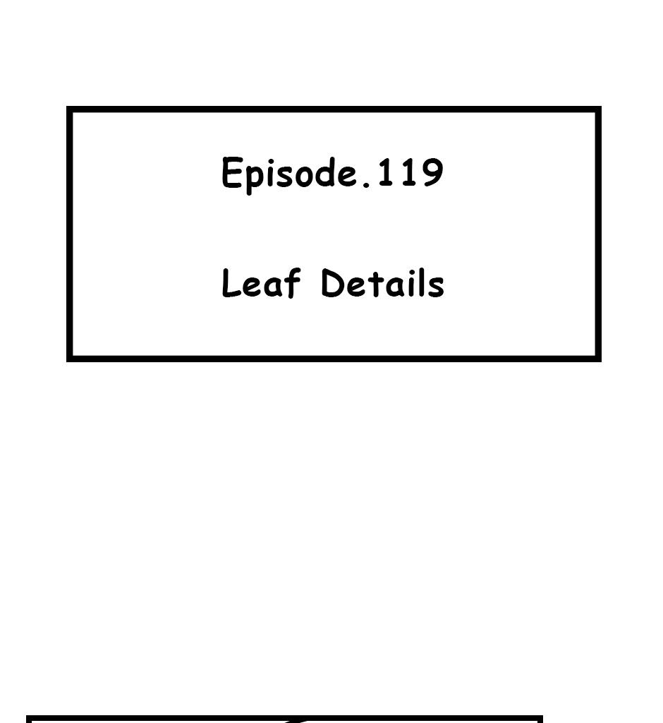 Mikesaka Art Class (◆Episodes are about art methods.) - Episode 152, Page 1:  119. ◆Leaf Details