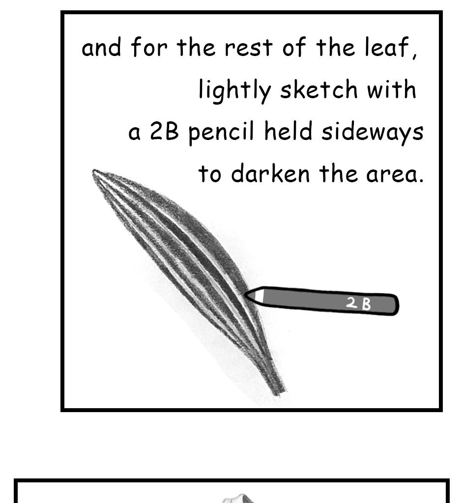 Mikesaka Art Class (◆Episodes are about art methods.) - Episode 152, Page 4:  119. ◆Leaf Details