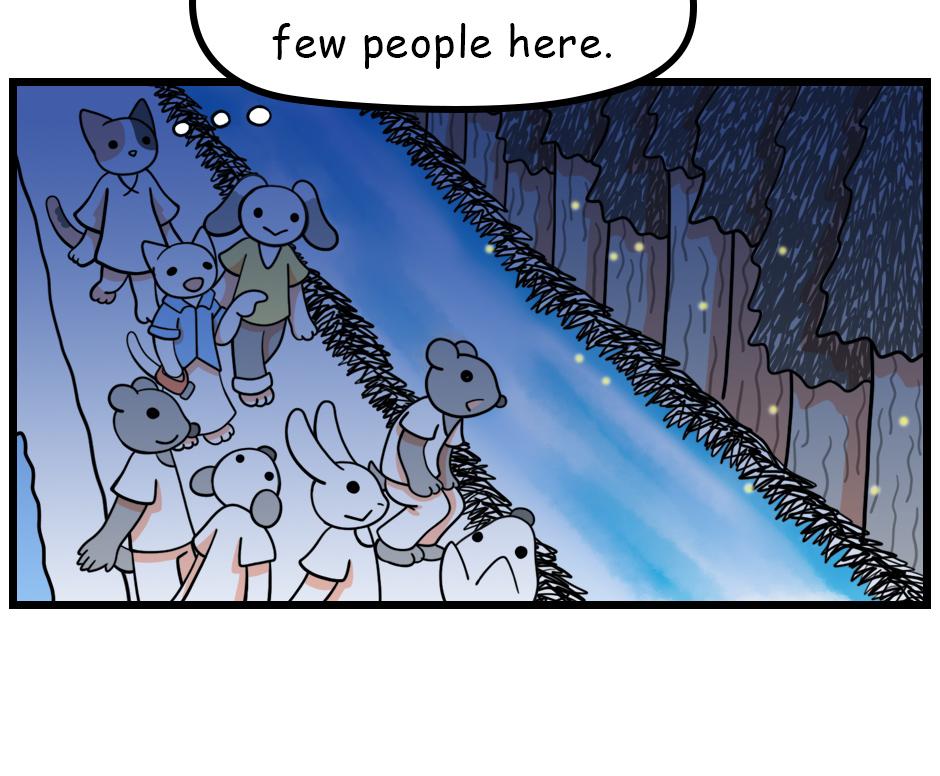 Mikesaka Art Class (◆Episodes are about art methods.) - Episode 153, Page 5: 120. Firefly Night