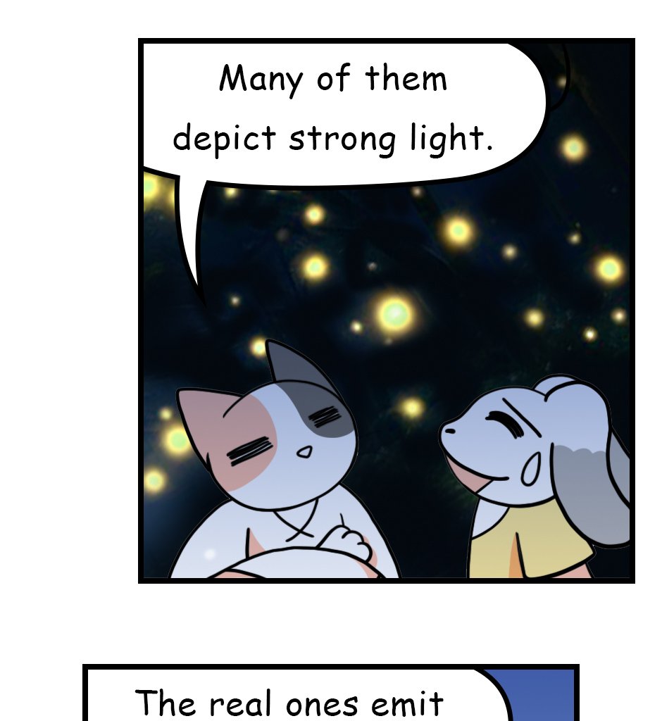 Mikesaka Art Class (◆Episodes are about art methods.) - Episode 153, Page 8: 120. Firefly Night