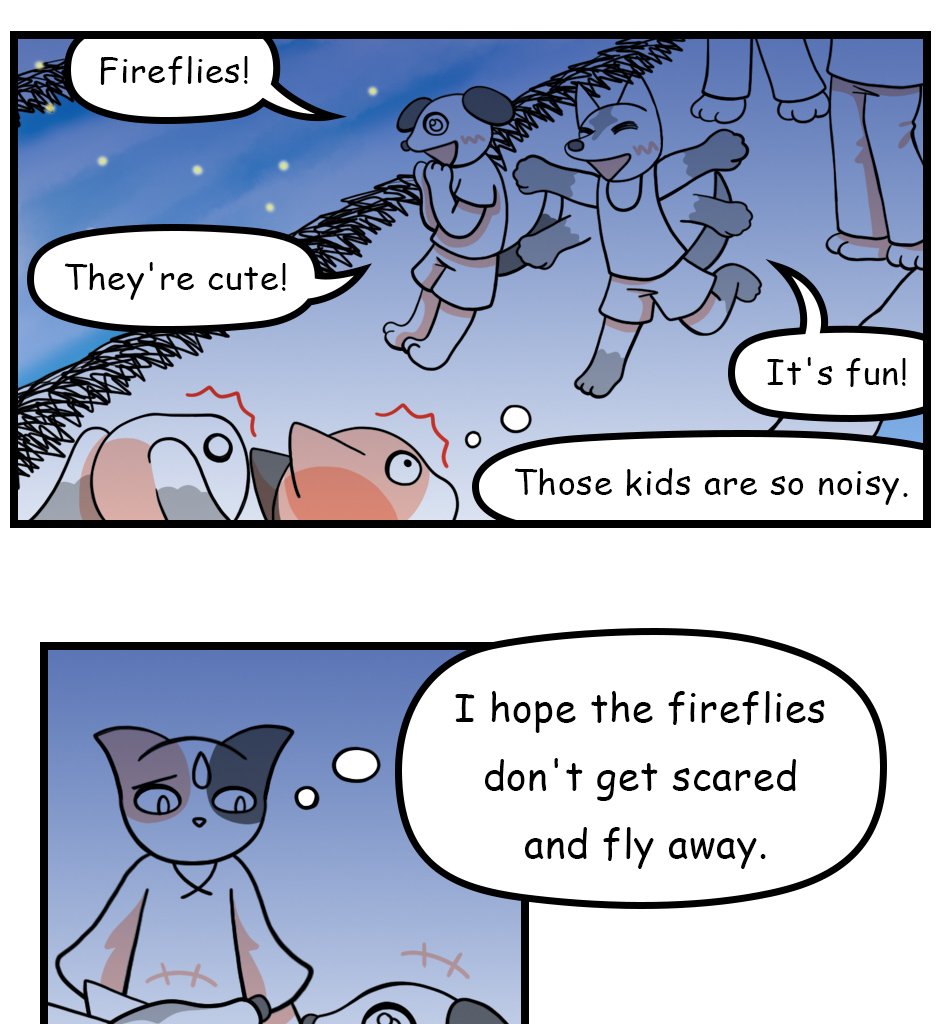 Mikesaka Art Class (◆Episodes are about art methods.) - Episode 153, Page 9: 120. Firefly Night