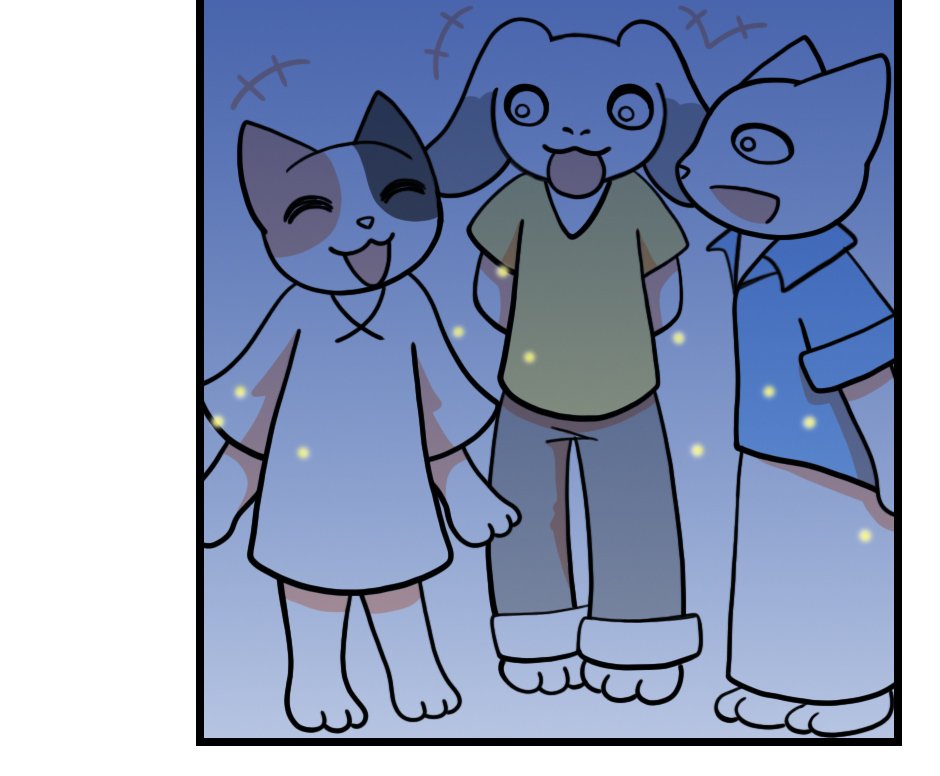 Mikesaka Art Class (◆Episodes are about art methods.) - Episode 153, Page 10: 120. Firefly Night