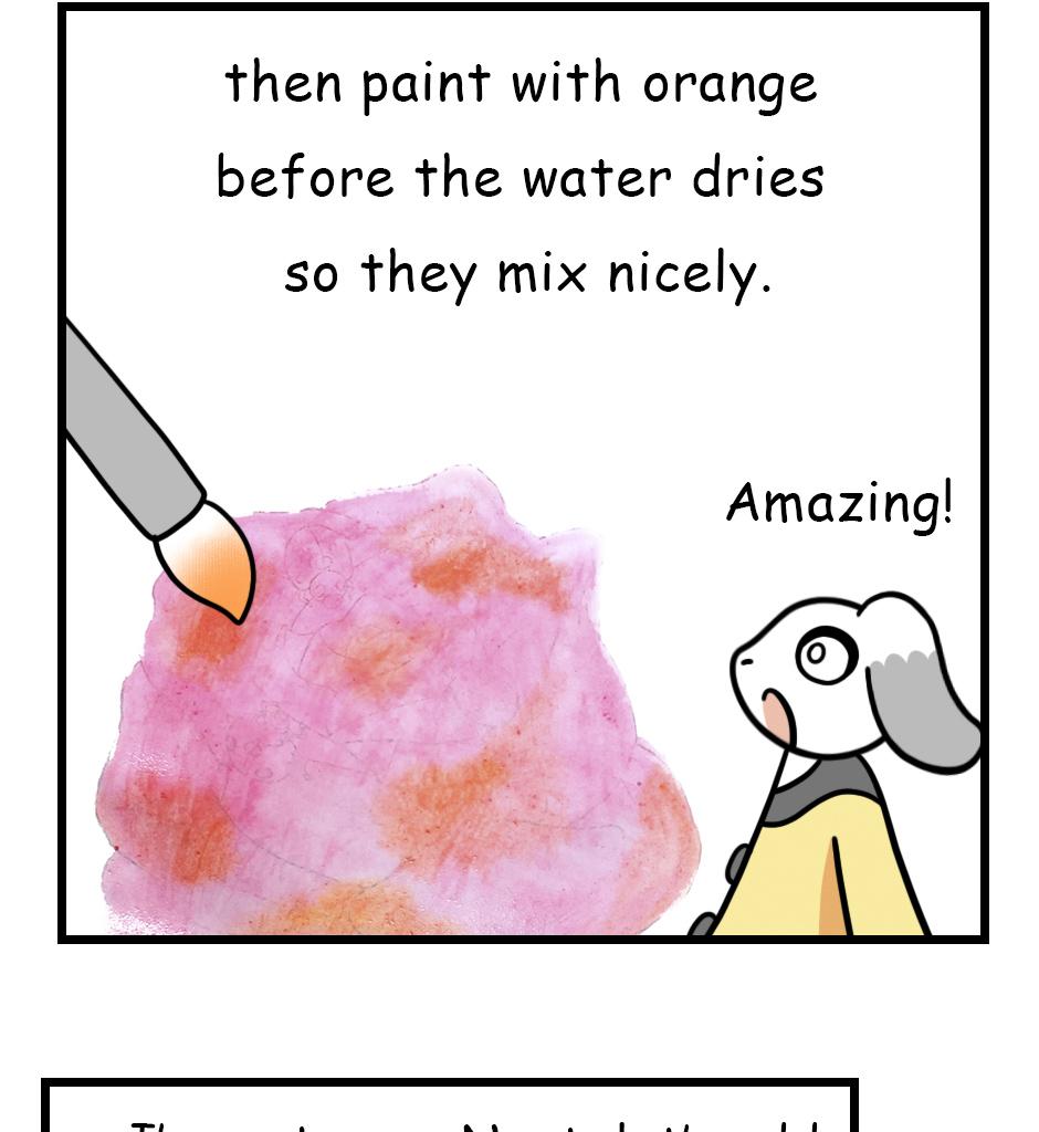 Mikesaka Art Class (◆Episodes are about art methods.) - Episode 155, Page 4: 122. ◆Painting Roses in Watercolor