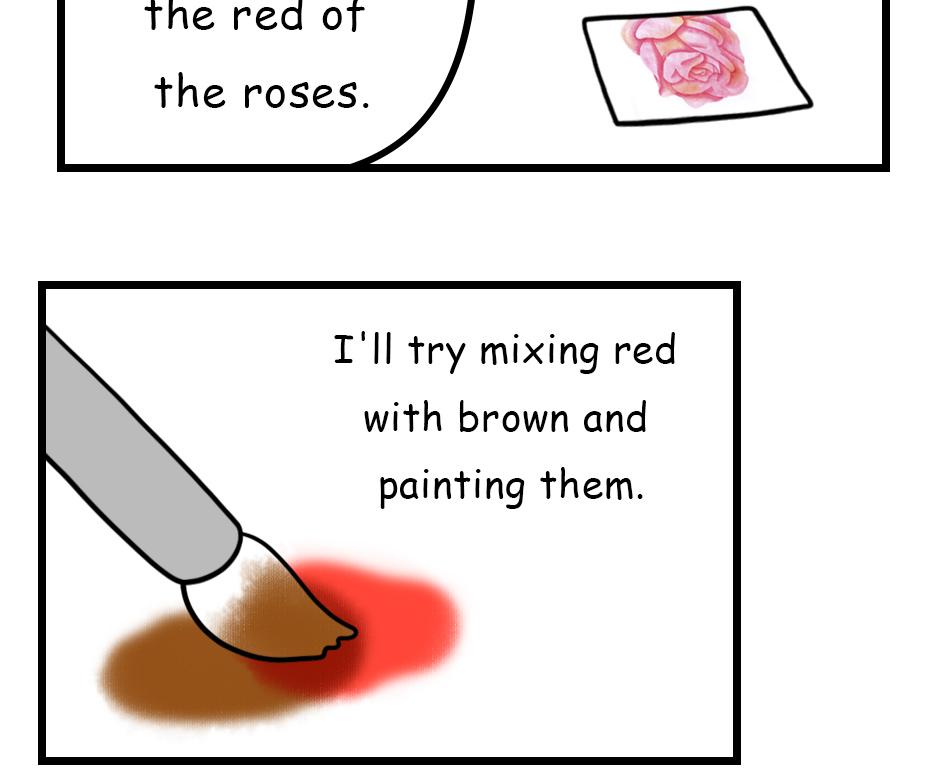 Mikesaka Art Class (◆Episodes are about art methods.) - Episode 155, Page 9: 122. ◆Painting Roses in Watercolor