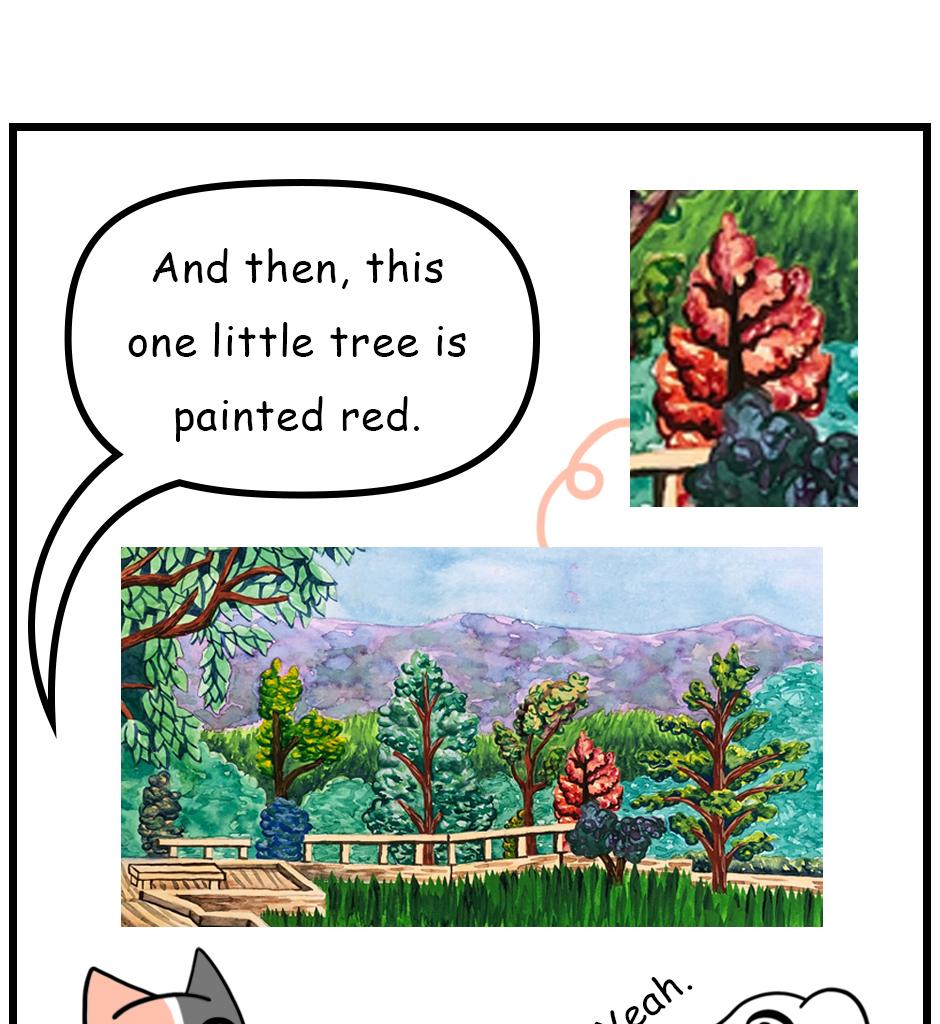 Mikesaka Art Class (◆Episodes are about art methods.) - Episode 156, Page 4: 123. ◆Make the Ladybug Pop