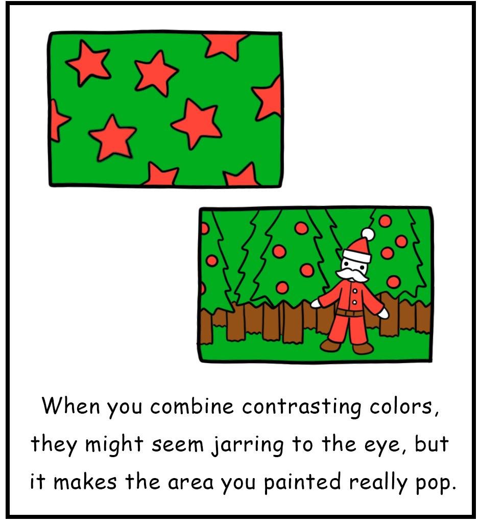 Mikesaka Art Class (◆Episodes are about art methods.) - Episode 156, Page 5: 123. ◆Make the Ladybug Pop