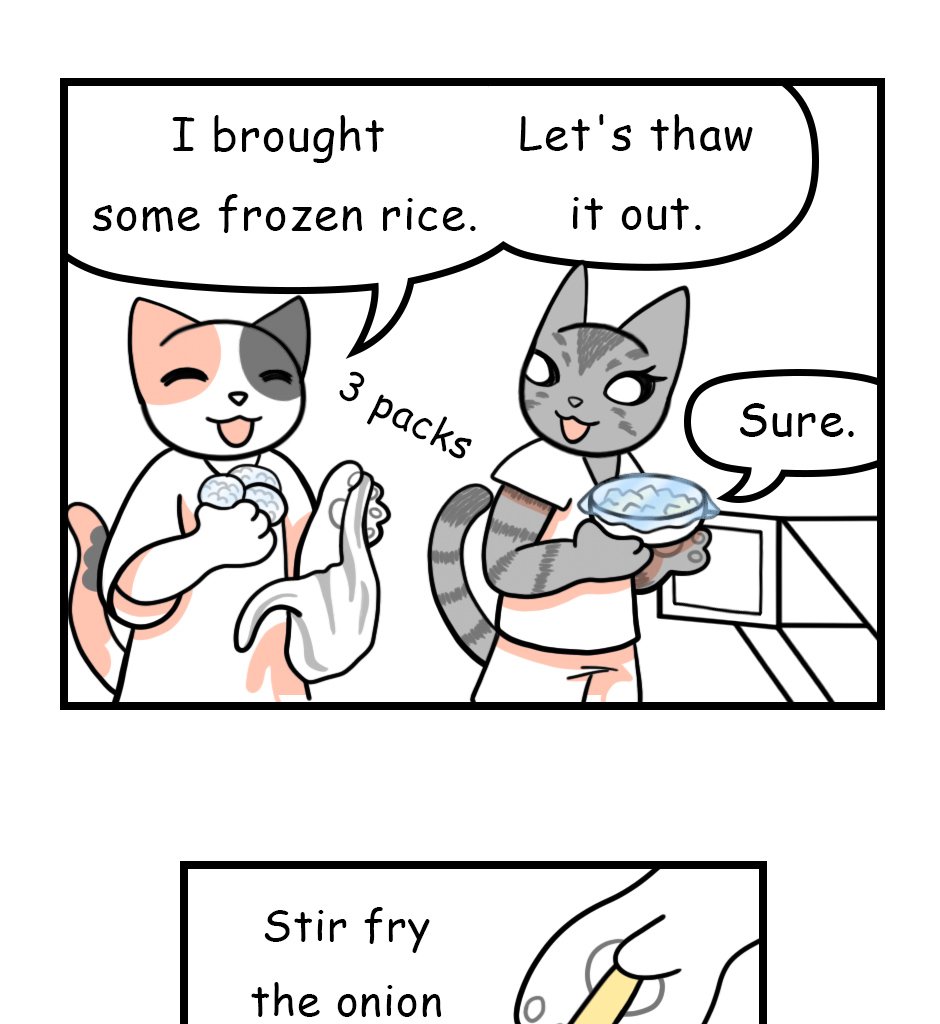 Mikesaka Art Class (◆Episodes are about art methods.) - Episode 157, Page 5: 124. The Omurice Recipe