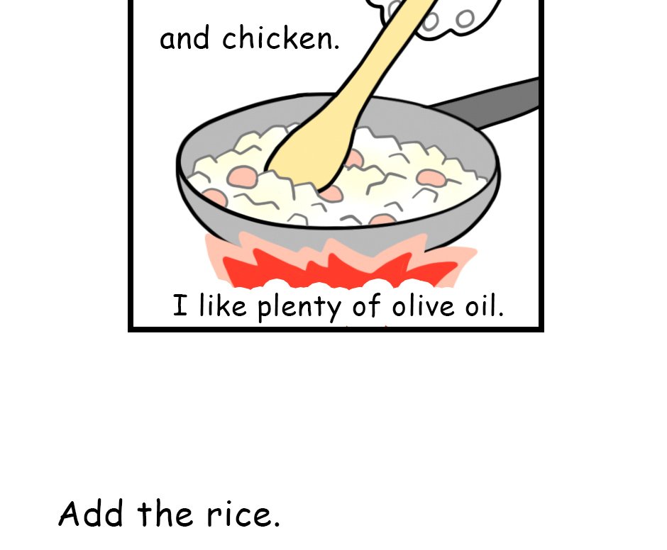 Mikesaka Art Class (◆Episodes are about art methods.) - Episode 157, Page 5: 124. The Omurice Recipe