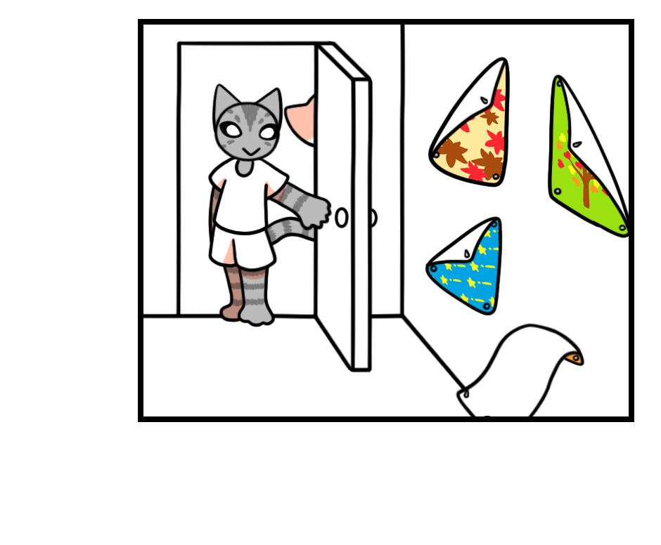 Mikesaka Art Class (◆Episodes are about art methods.) - Episode 158, Page 7: 125. Pushpin Problems