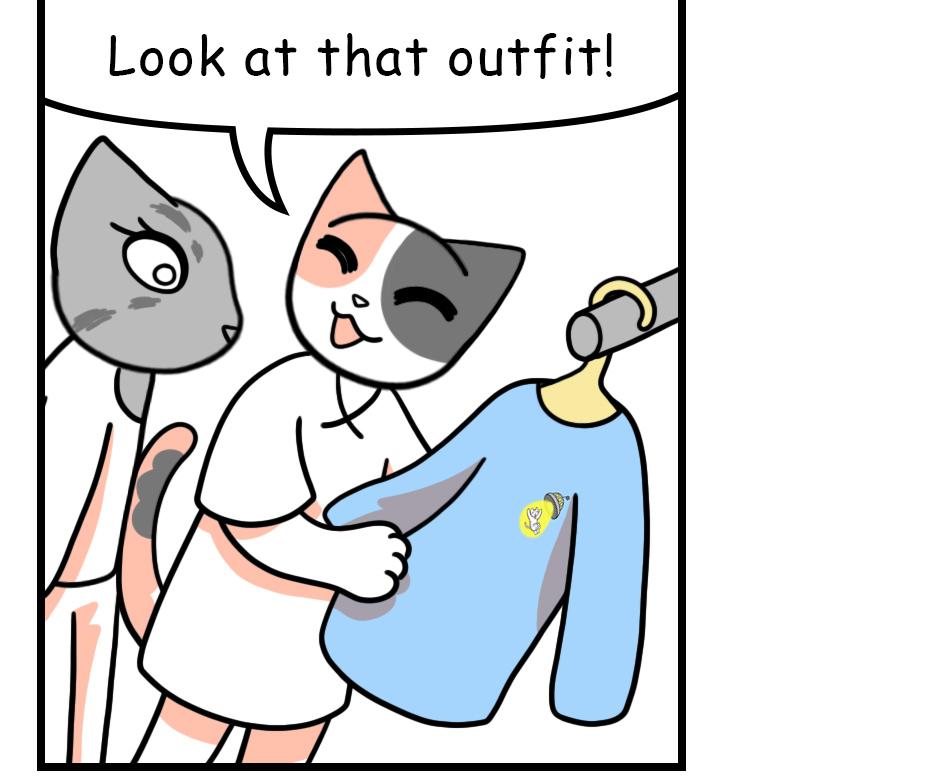 Mikesaka Art Class (◆Episodes are about art methods.) - Episode 159, Page 5:  126. Funny T Shirt Print