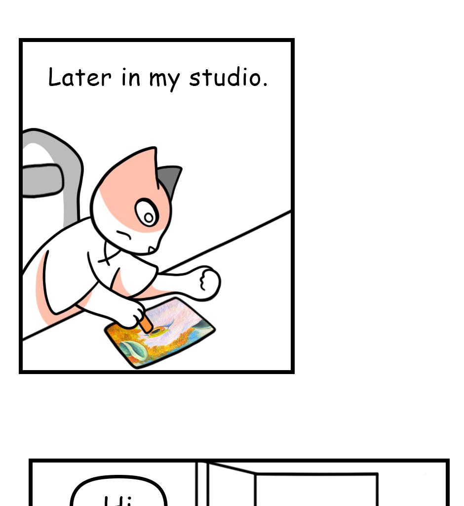 Mikesaka Art Class (◆Episodes are about art methods.) - Episode 160, Page 4: 127. Beyond the Sheep's Gaze