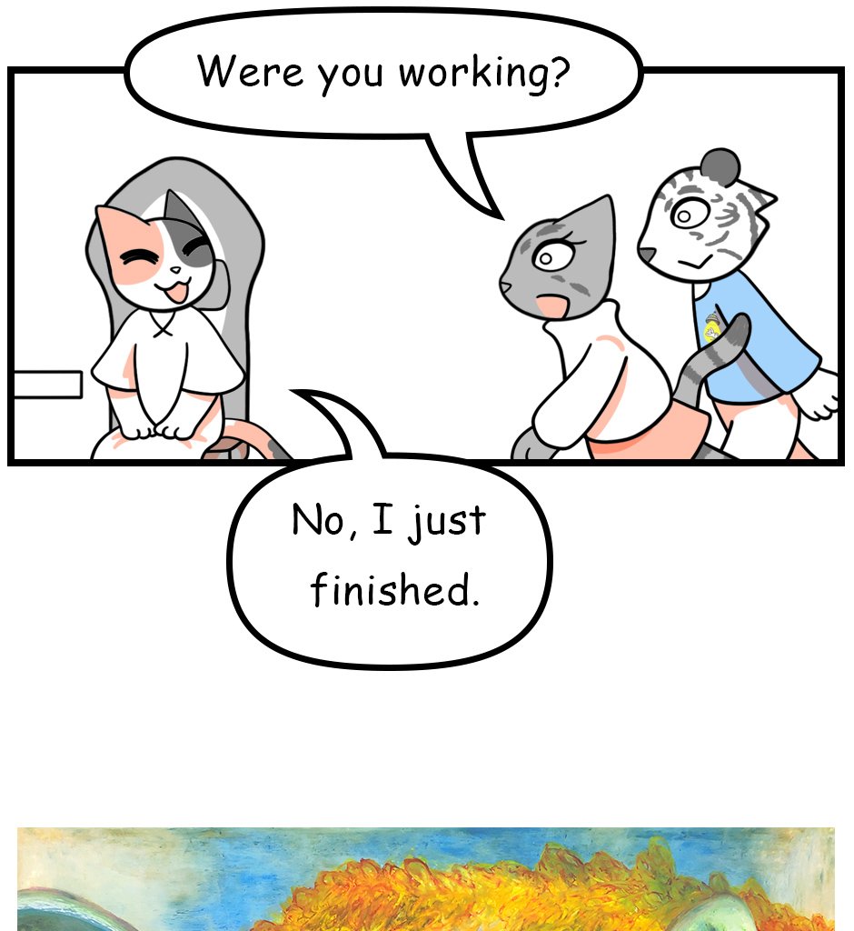 Mikesaka Art Class (◆Episodes are about art methods.) - Episode 160, Page 5: 127. Beyond the Sheep's Gaze