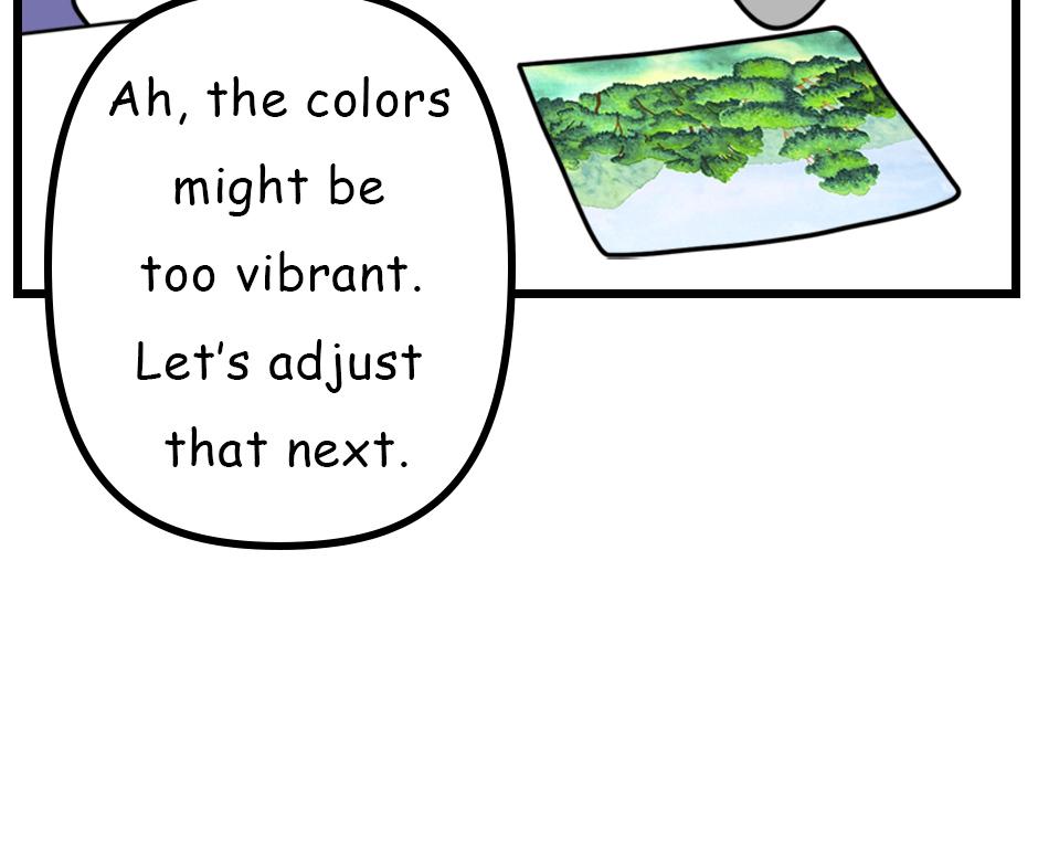 Mikesaka Art Class (◆Episodes are about art methods.) - Episode 161, Page 6: 128. ◆Painting Forest Leaves in Detail