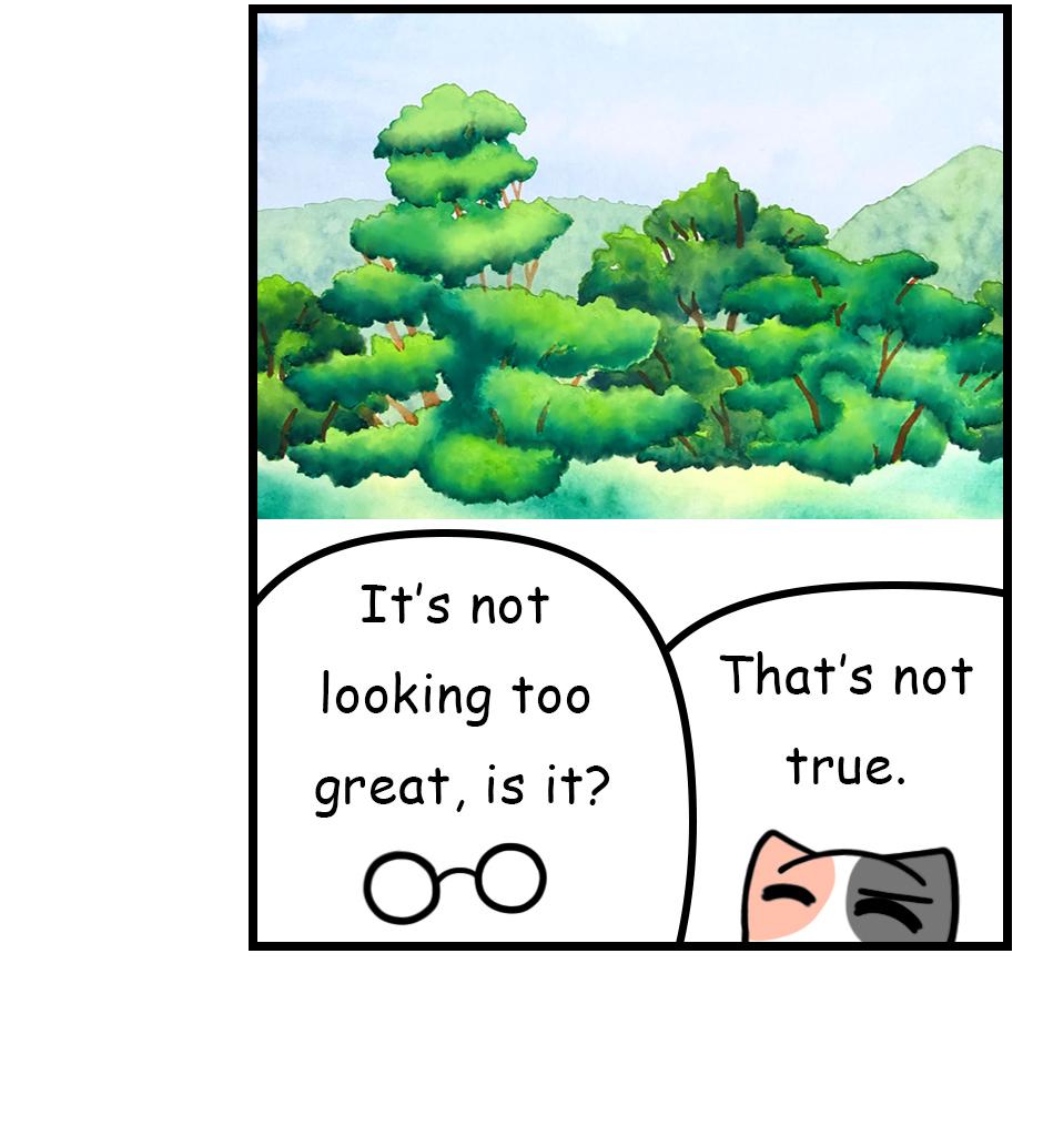 Mikesaka Art Class (◆Episodes are about art methods.) - Episode 163, Page 2: 130. ◆Forest Drawing Tips