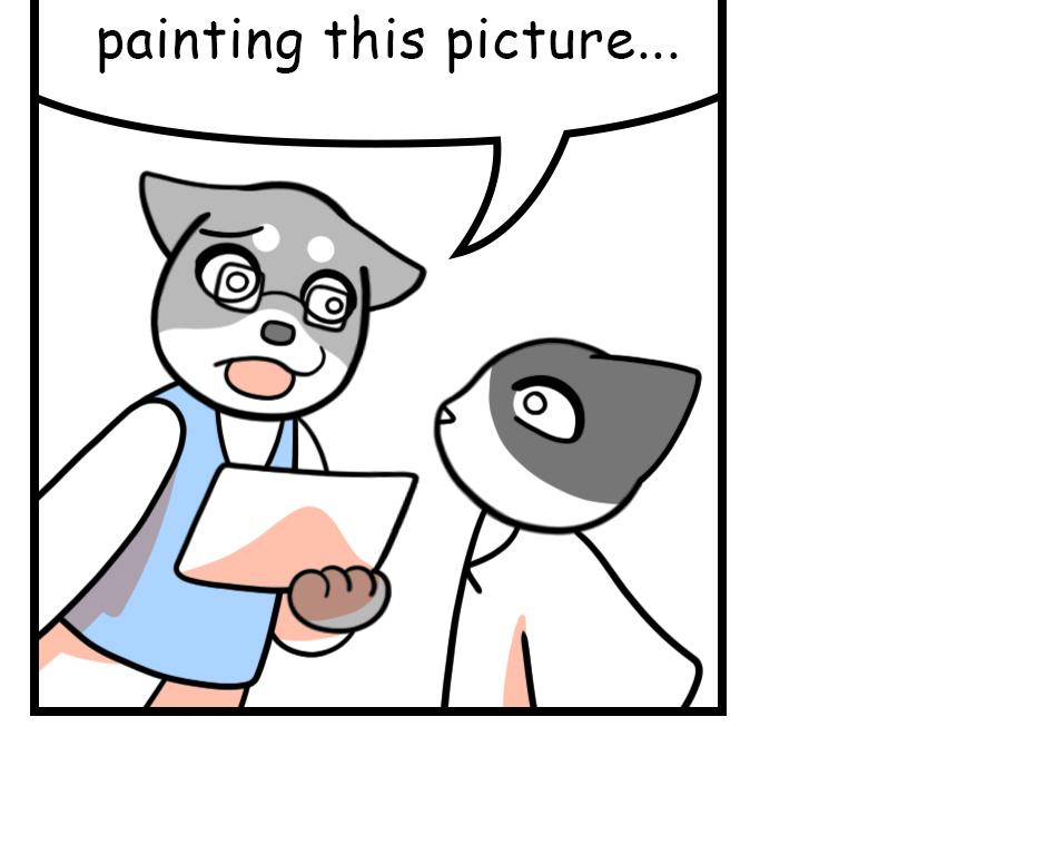Mikesaka Art Class (◆Episodes are about art methods.) - Episode 164, Page 1: 131. ◆Painting Whie on Dark(Cherry Blossoms)